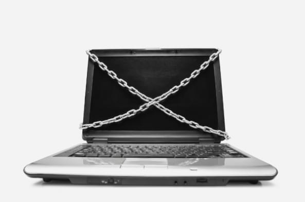 Laptop-chained-up CISO